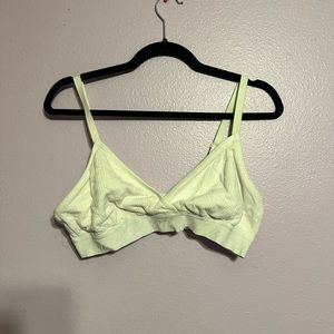 Three EA cotton triangle bras